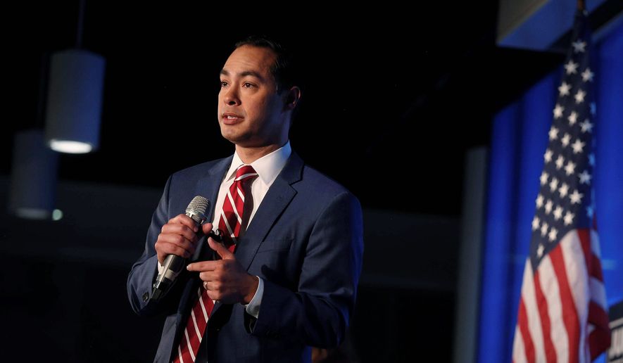 Democratic presidential candidate Julian Castro, who made immigration and criminal reform key to his campaign, dropped out of the race on Thursday. (Associated PRess)