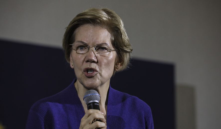 Democratic presidential candidate Sen. Elizabeth Warren, D-Mass., campaigns Thursday, Jan. 2, 2020, in Concord, N.H. (AP Photo/Cheryl Senter)