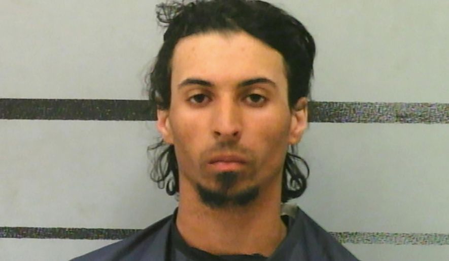 This undated photo provided by the Lubbock County Jail, in Texas, shows Trevor Marquis Rowe. Rowe, accused of stuffing his girlfriend's 10-month-old daughter into a backpack and leaving her in a car trunk for five hours, was charged Wednesday, Jan. 8, 2020, with capital murder in her death. (Lubbock County Jail via AP)