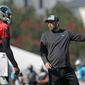 Washington Redskins offensive coordinator Scott Turner coached Cam Newton when he held the same position under Ron Rivera with the Carolina Panthers. Turner is expected to be judged on whether he can develop Redskins quarterback Dwayne Haskins. (AP Photo) ** FILE **