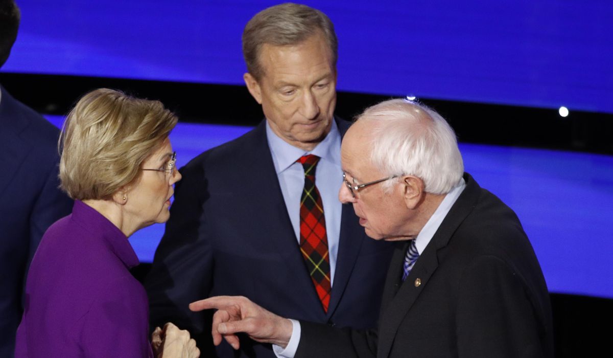 Tom Steyer's signature plaid tie gets social media spotlight thumbnail
