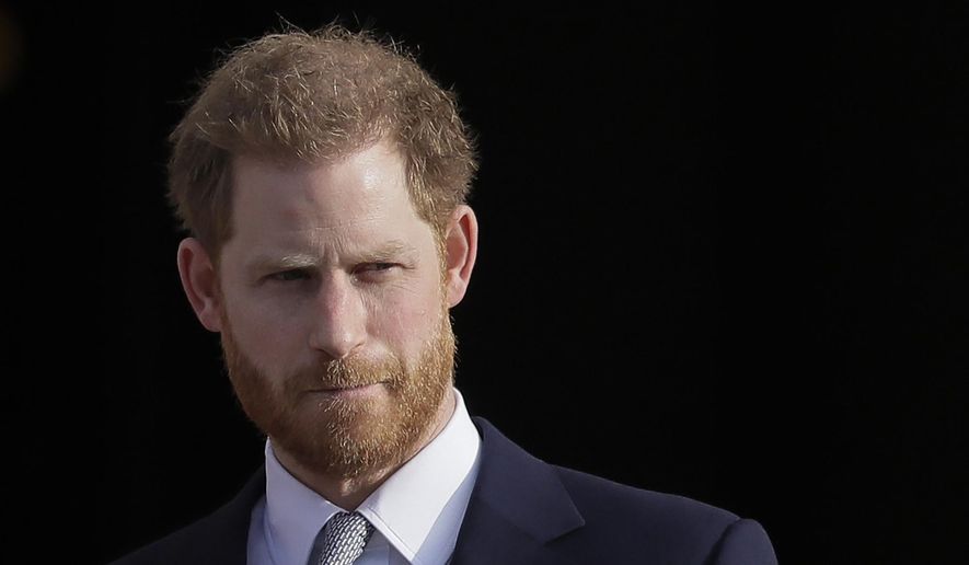 Britain&#39;s Prince Harry decided to self-impeach. (Associated Press/File)