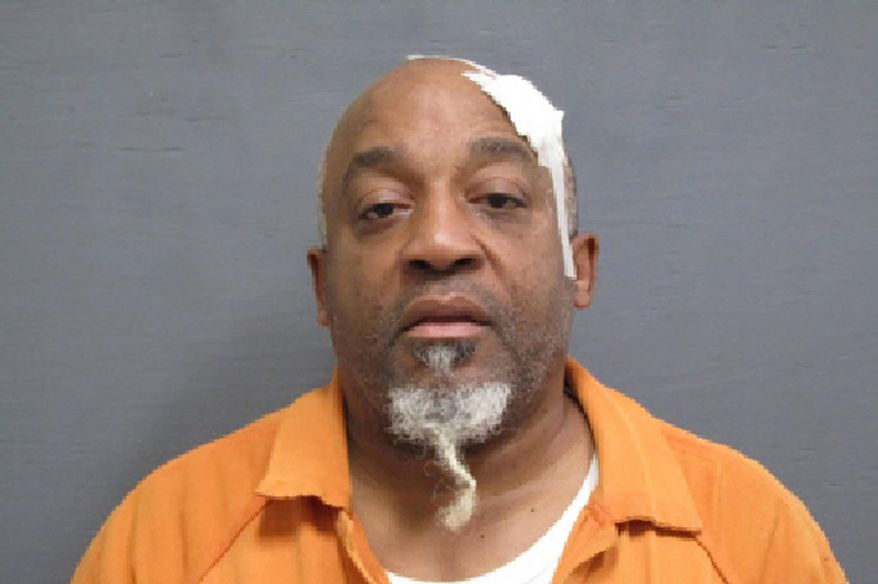 This Saturday, Jan. 18, 2020 booking photo released by the Houston County Jail in Dothan, Ala., shows voting rights activist Kenneth Glasgow, who was arrested on assault, drug and evidence tampering charges. Glasgow allegedly scuffled with a police officer who was attempting to arrest him after finding drugs. Glasgow has worked for years to register prisoners to vote inside jails and prisons. (Houston County Jail via AP)