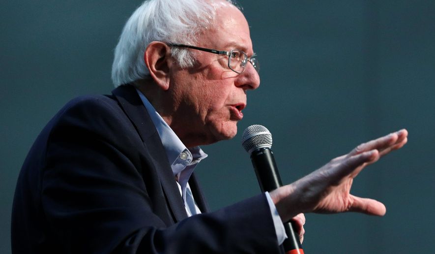 &quot;You don&#39;t know. Nobody knows. That is impossible to predict,&quot; Sen. Bernard Sanders said about the cost of his economic agenda. (Associated Press Photographs)