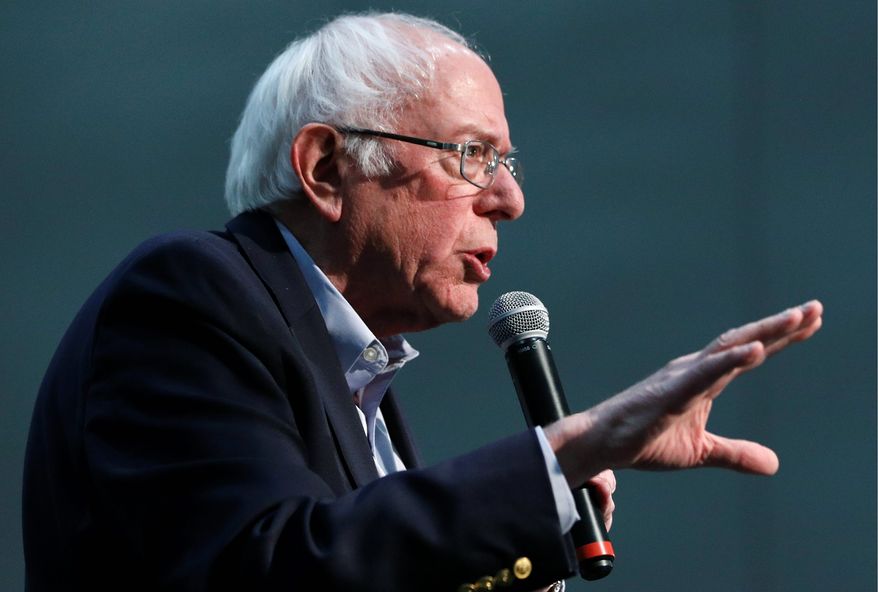 &quot;You don&#39;t know. Nobody knows. That is impossible to predict,&quot; Sen. Bernard Sanders said about the cost of his economic agenda. (Associated Press Photographs)