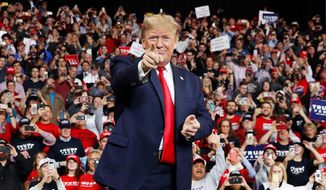 Some enthusiastic Trump fans say New Jersey might turn from blue to red after President Trump&#39;s rally there on Tuesday — which drew an unprecedented 100,000 requests for tickets. (Associated Press)