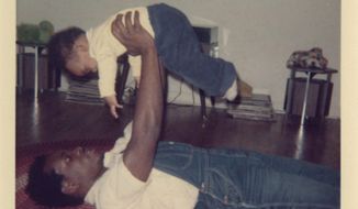 Justice Clarence Thomas and son, Jamal, are shown in 1974 in &quot;Created Equal: Clarence Thomas in His Own Words.&quot; (Manifold Productions)
