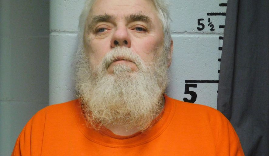This photo provided by the Washington County Jail in Machias, Maine, shows Thomas Bonfanti, 63, of Northfield, Maine, on Monday, Feb. 3, 2020. Bonfanti was charged with a single count of murder following a spate of shootings in which three people were killed and a further injured. (Washington County Jail via AP)