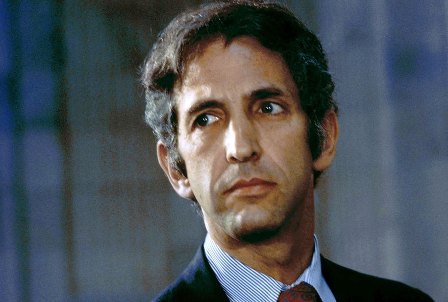 FILE - This May 18, 1973, file photo shows Daniel Ellsberg, the former government consultant who in 1971 released the Pentagon Papers that exposed the deceit of American policymakers during the Vietnam War. A federal judge ruled Tuesday, Feb. 4, 2020, that the federal government must release some documents that will shed light on two grand juries that sat in Boston nearly 50 years ago to investigate the leak of the Pentagon Papers. (AP Photo, File)