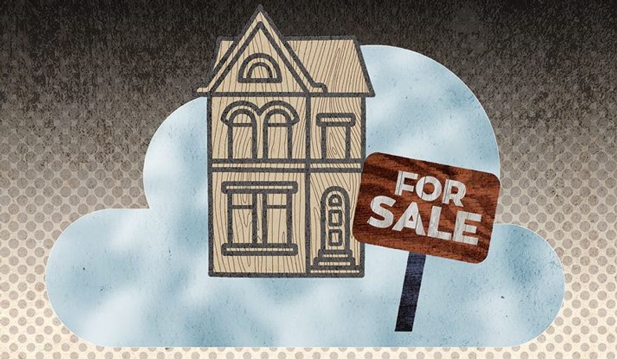 Housing Prices Illustration by Greg Groesch/The Washington Times