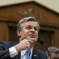 FBI Director Christopher Wray testifies during an oversight hearing of the House Judiciary Committee, on Capitol Hill, Wednesday, Feb. 5, 2020 in Washington. (AP Photo/Alex Brandon) **FILE**