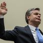 FBI Director Christopher Wray is sworn in as he testifies during an oversight hearing of the House Judiciary Committee, on Capitol Hill, Wednesday, Feb. 5, 2020 in Washington. (AP Photo/Alex Brandon)