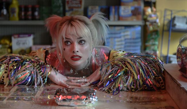 This image released by Warner Bros. Pictures shows Margot Robbie in a scene from &amp;quot;Birds of Prey.&amp;quot; (Claudette Barius/Warner Bros. Pictures via AP)