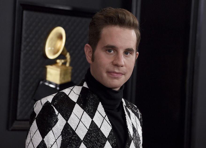 FILE - In this Jan. 26, 2020 file photo, Ben Platt arrives at the 62nd annual Grammy Awards at the Staples Center in Los Angeles. On Monday, Feb. 3, Harvard University's Hasty Pudding Theatricals has announced Platt as their 2020 Man of the Year. Platt, 26, is the youngest recipient in the 54-year history of the award, handed out annually by the acting troupe that dates to the late 18th century.(Photo by Jordan Strauss/Invision/AP)