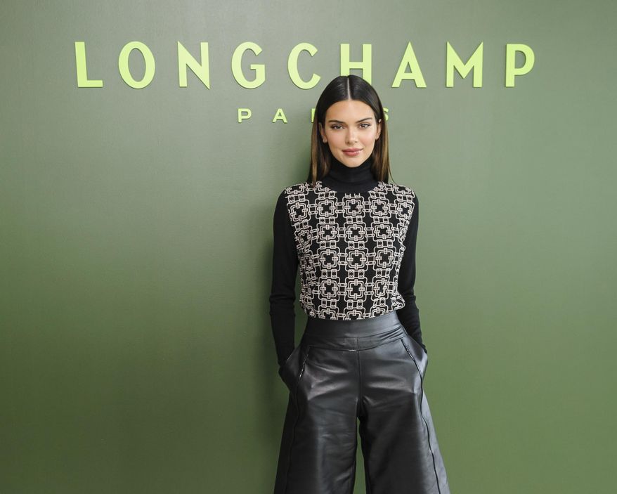 Kendall Jenner attends NYFW Fall/Winter 2020 - Longchamp at Hudson Commons on Saturday, Feb. 8, 2020, in New York. (Photo by Christopher Smith/Invision/AP)