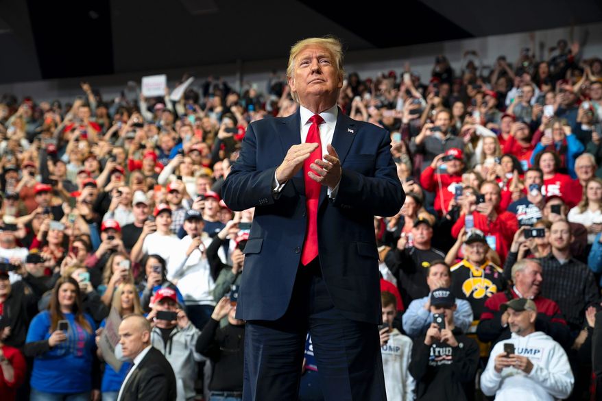 Pollsters and analysts suggest President Trump could win the 2020 election because he has hard-won victories under his belt. (Associated Press)