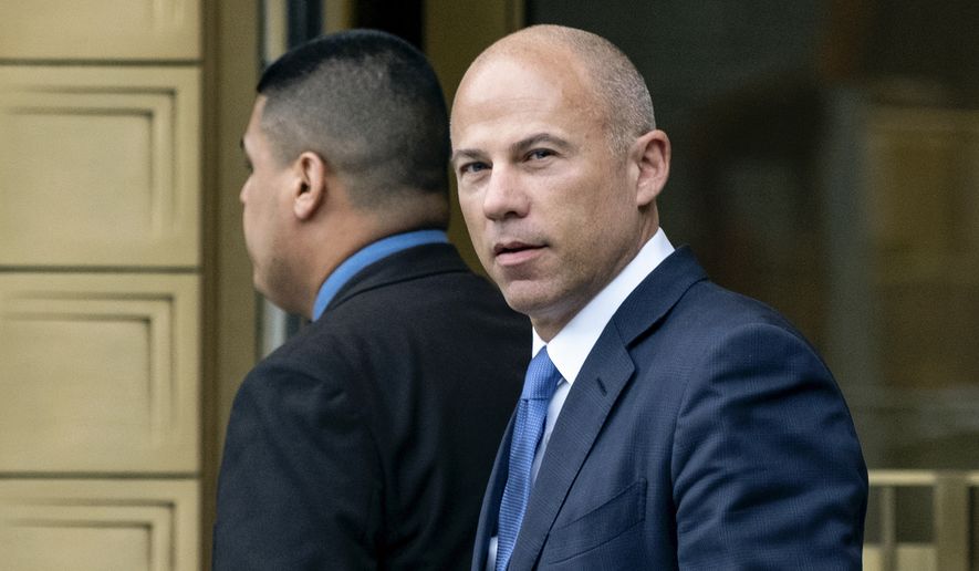 In this July 23, 2019, photo, California attorney Michael Avenatti walks from a courthouse in New York, after facing charges. (AP Photo/Craig Ruttle) 