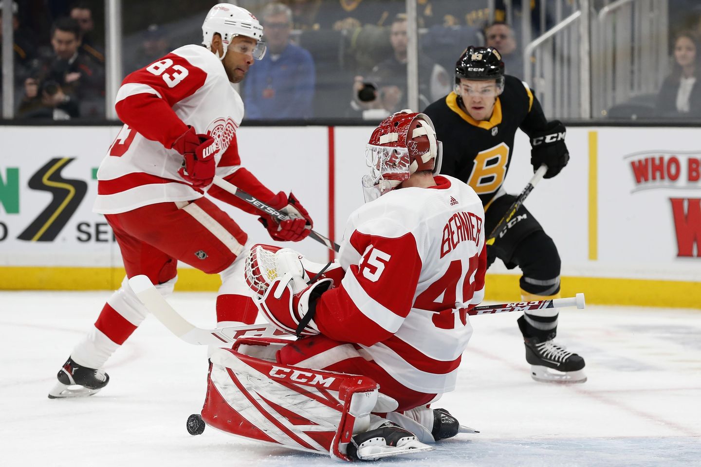 Bruins fastest to 50 wins in NHL history, beat Red Wings