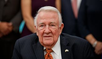 Edwin Meese III served as attorney general in the Reagan administration. (Associated Press) ** FILE **