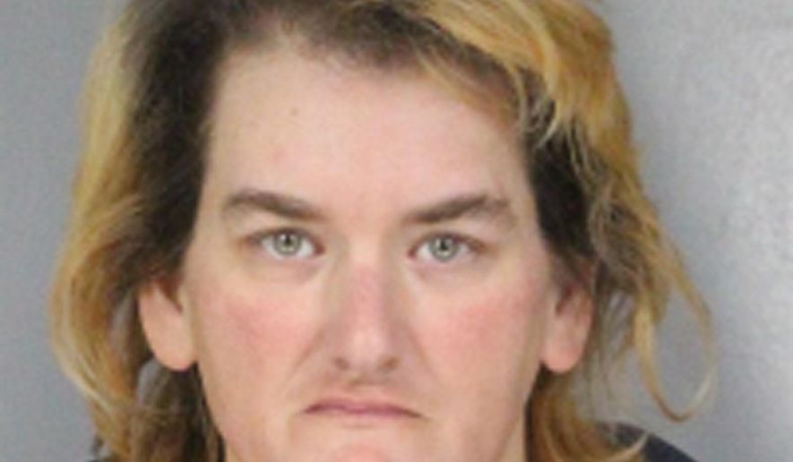 This Tuesday, Feb. 18, 2020 booking photo provided by the Eureka Police Department shows Pamela Faye Millsap. Police in Northern California arrested Millsap on suspicion of fatally shooting her teenage son during a fight. (Eureka Police Department via AP)
