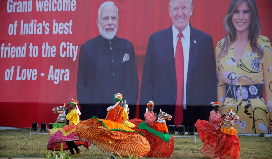 Image result for trump india trip 2020