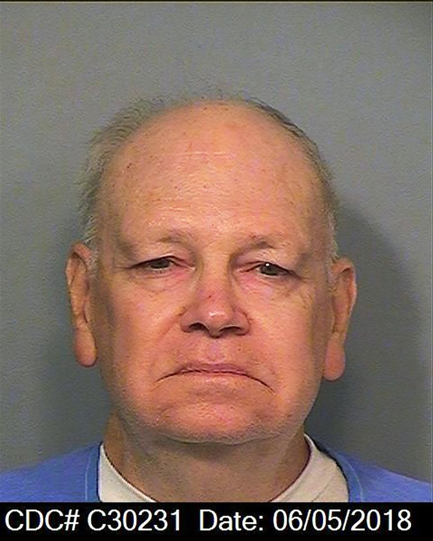 This June 5, 2018 photo from the California Department of Corrections and Rehabilitation shows inmate Roy Lewis Norris. California officials say Norris, 72, died of natural causes on Monday, Feb. 24, 2020, at California Medical Facility. Norris had been serving a 45-years-to-life sentence from Los Angeles County for four counts of first-degree murder, one count of second-degree murder, two counts of forcible rape, and robbery. Between June 24 and Nov. 20, 1979, Norris and his crime partner Lawrence Sigmond Bittaker, kidnapped, raped, tortured and murdered five teenage girls. Bittaker died on California's death row in December, 2019. (California Department of Corrections and Rehabilitation via AP)