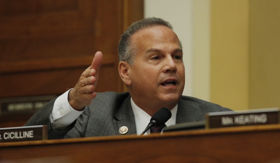 Rep. David Cicilline, D-R.I., speaks during a House Foreign Affairs Committee hearing in Washington, Friday, Feb. 28, 2020, where Secretary of State Mike Pompeo is testifying. (AP Photo/Carolyn Kaster) ** FILE **