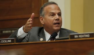 Rep. David Cicilline, D-R.I., speaks during a House Foreign Affairs Committee hearing in Washington, Friday, Feb. 28, 2020, where Secretary of State Mike Pompeo is testifying. (AP Photo/Carolyn Kaster) ** FILE **