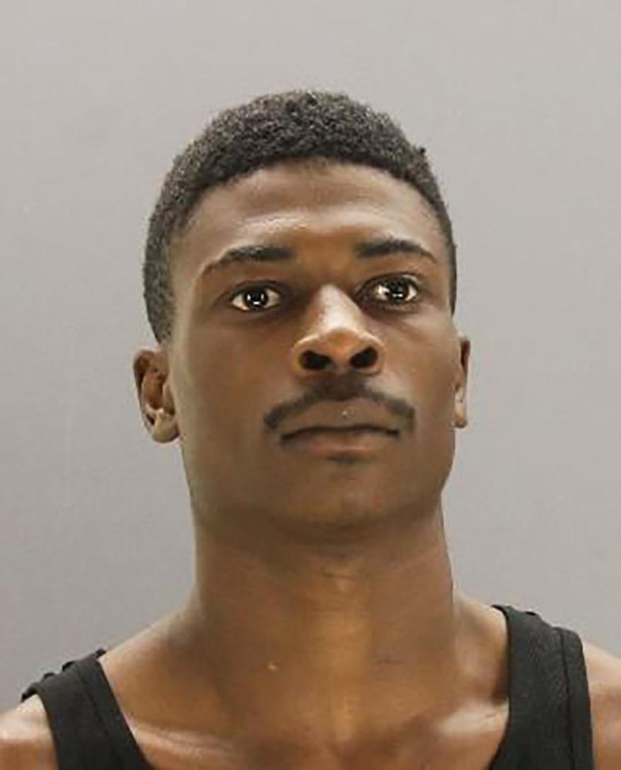 This undated photo provided by the Dallas County Sheriff’s Department shows Desmond Jones. The Dallas man was convicted and sentenced to 99 years in prison Friday, Feb. 28, 2020, for his part in the abduction and killing of a 13-year-old suburban Dallas girl. (Dallas County Sheriff’s Department via AP)
