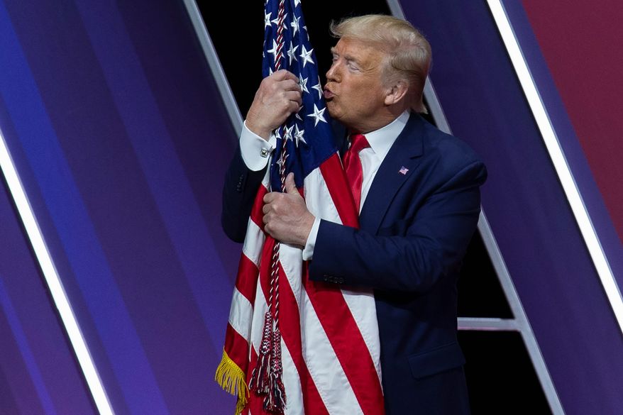 To understand President Trump, you must "believe in American exceptionalism," Charlie Kirk argues in his book "The MAGA Doctrine." (Associated Press)