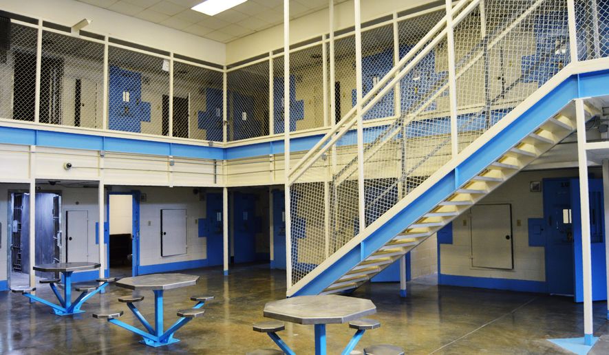 FILE - This undated file photo provided on July 11, 2019, by the South Carolina Department of Corrections shows the new death row at Broad River Correctional Institution in Columbia, S.C. Some lawmakers in South Carolina are pushing a bill that would give death row inmates no choice but to be executed in the electric chair. Opponents of the bill in the House Judiciary Committee on Tuesday, March 3, 2020, say the electric chair is barbaric and changing the method after a prisoner is sent to death row could open the state up to lawsuits. (South Carolina Department of Corrections via AP, File)