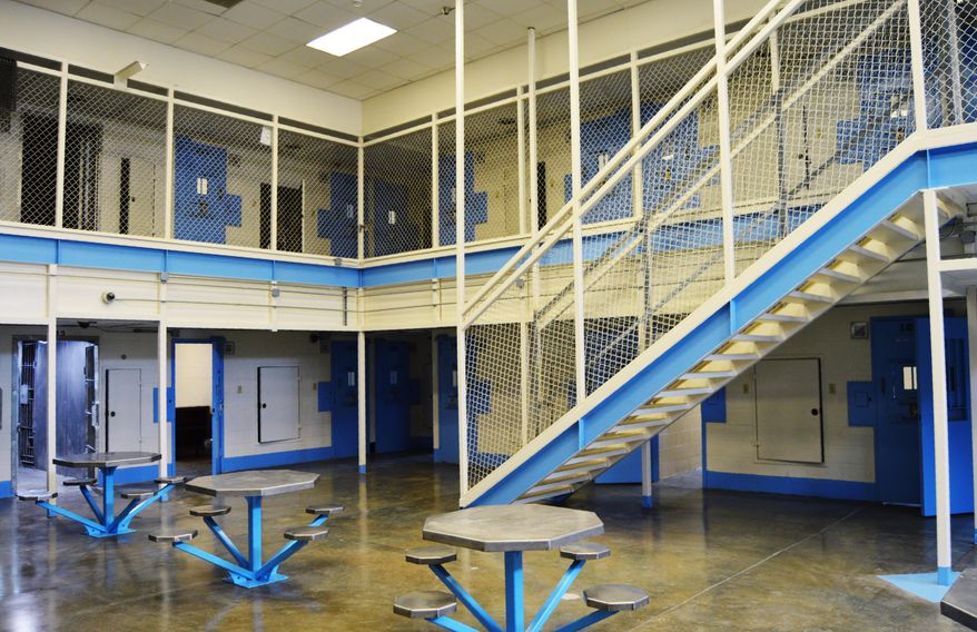FILE - This undated file photo provided on July 11, 2019, by the South Carolina Department of Corrections shows the new death row at Broad River Correctional Institution in Columbia, S.C. Some lawmakers in South Carolina are pushing a bill that would give death row inmates no choice but to be executed in the electric chair. Opponents of the bill in the House Judiciary Committee on Tuesday, March 3, 2020, say the electric chair is barbaric and changing the method after a prisoner is sent to death row could open the state up to lawsuits. (South Carolina Department of Corrections via AP, File)