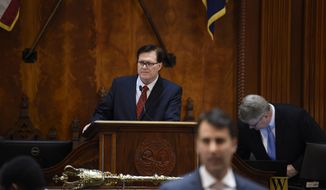 South Carolina House Speaker Jay Lucas presides over the opening of the 2020 legislative session on Tuesday, Jan. 14, 2020, in Columbia, S.C. (AP Photo/Meg Kinnard)