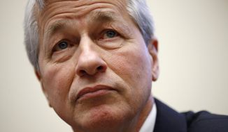 Sen. Marco Rubio questioned JPMorgan Chase and Co. CEO Jamie Dimon (pictured) Tuesday about “politically-motivated de-banking” after the country&#39;s largest banking company terminated the account of a conservative nonprofit. (AP Photo/Patrick Semansky, File)