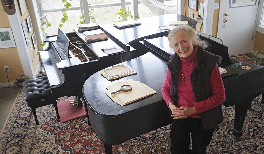 In this Feb. 26, 2020 photo, Barbara Nissman poses in her studio in Lewisburg, W.Va. (Jenny Harnish/The Register-Herald via AP)