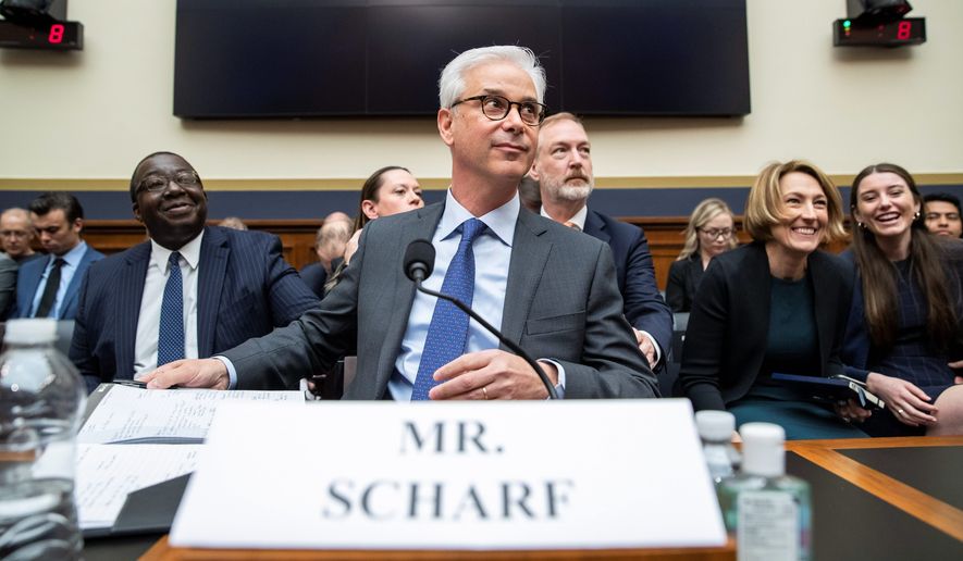 Wells Fargo CEO Charles Scharf, who took over the bank in October, was grilled by the House Financial Services Committee over the bank&#39;s practices of opening phony accounts in customers&#39; names that came to light in 2016. (Associated Press)