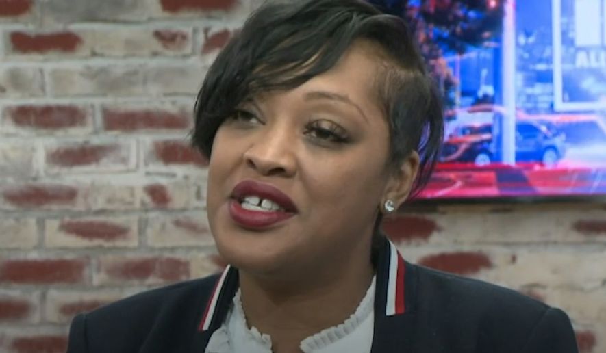 Angela Stanton-King, a Georgia pro-life advocate who was pardoned by President Trump last month for her 2004 conviction in a vehicle-theft ring, announced Friday she is running as a Republican against the state&#39;s longest-serving congressman, Democratic Rep. John Lewis. (Screengrab WXIA-TV)