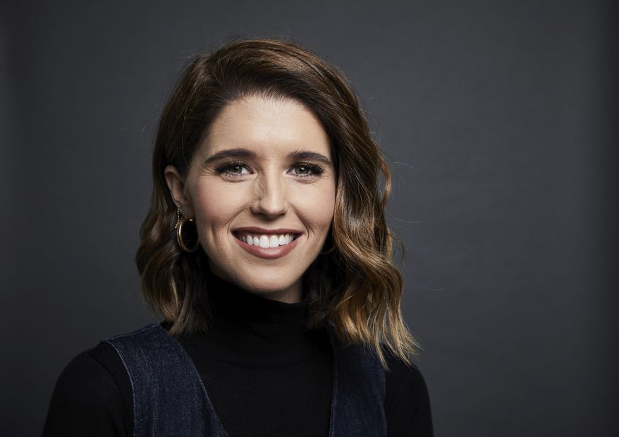 This March 9, 2020 photo shows Katherine Schwarzenegger Pratt posing for a portrait in New York to promote her book &amp;quot;The Gift of Forgiveness: Inspiring Stories from Those Who Have Overcome the Unforgivable.&amp;quot; (Photo by Matt Licari/Invision/AP)