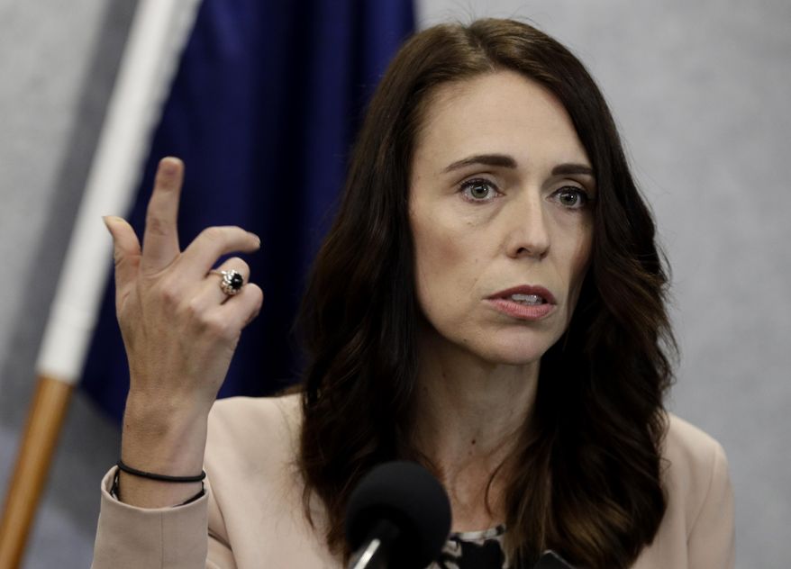 New Zealand Prime Minister Jacinda Ardern addresses a press conference in Christchurch, New Zealand, Friday, March 13, 2020. (AP Photo/Mark Baker) ** FILE **