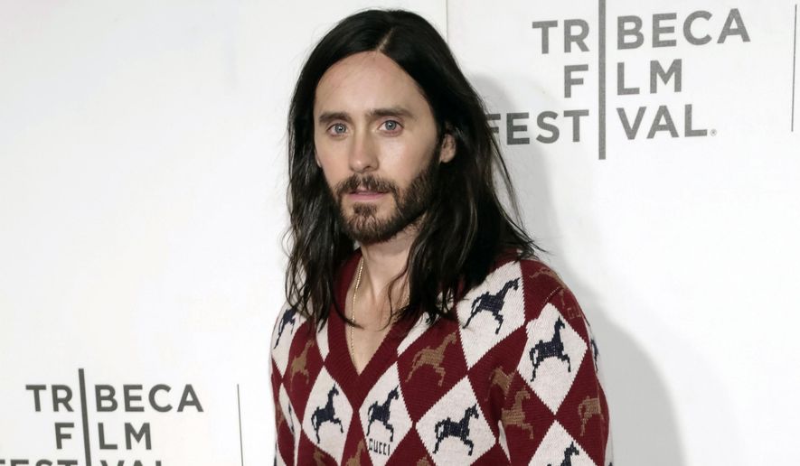 In this April 27, 2019, file photo, Jared Leto attends the screening for "A Day In The Life Of America" during the Tribeca Film Festival in New York. Leto says he just emerged from the desert to find a world transformed and was stunned to find much of the world shut down and sheltering over the coronavirus pandemic, which had long since begun but had not yet had such vast impact on life the U.S. when he left. (Photo by Brent N. Clarke/Invision/AP, file)