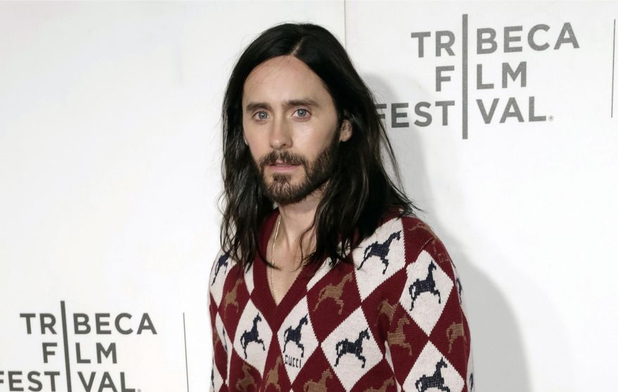 In this April 27, 2019, file photo, Jared Leto attends the screening for "A Day In The Life Of America" during the Tribeca Film Festival in New York. Leto says he just emerged from the desert to find a world transformed and was stunned to find much of the world shut down and sheltering over the coronavirus pandemic, which had long since begun but had not yet had such vast impact on life the U.S. when he left. (Photo by Brent N. Clarke/Invision/AP, file)