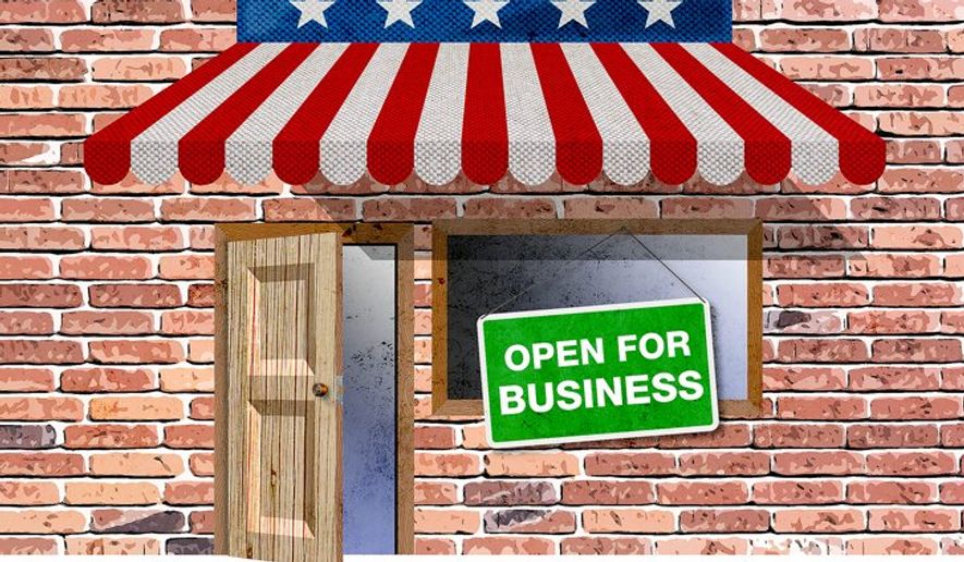 Open for Business Illustration by Greg Groesch/The Washington Times