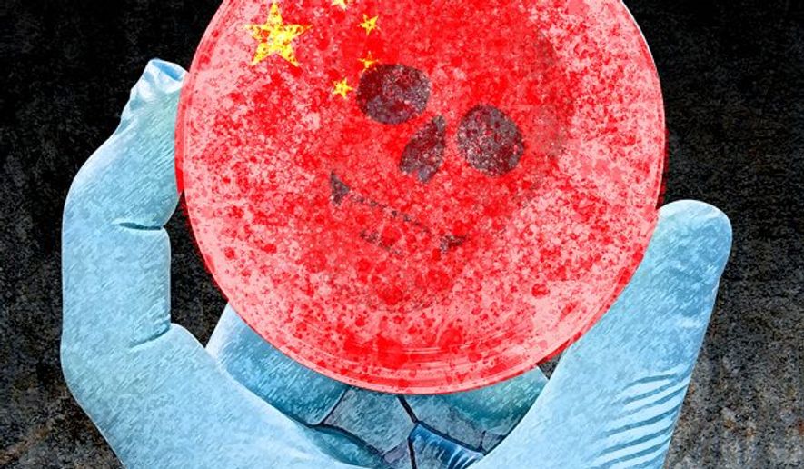 Failed Chinese Virus Test Illustration by Greg Groesch/The Washington Times