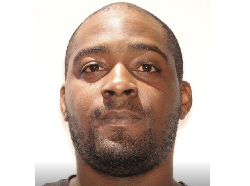 This photo provided by Bibb County Sheriff's Office shows Caesar Crockett Jr. The Bibb County Sheriff's Office says officials are looking for Crockett Jr. He's accused of getting into a fight with his child's mother Tuesday, March 31, 2020 in Macon, Ga. During the fight, the sheriff's office says he pulled out a gun and fatally shot the woman's mother, stepfather and sister. (Bibb County Sheriff's Office via AP)