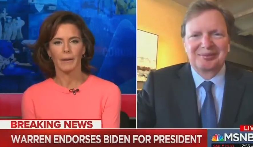 MSNBC’s Stephanie Ruhle discusses the possibility of former Vice President Joe Biden forming a &quot;shadow government&quot; to rhetorically combat President Trump leading up to the 2020 election, April 15, 2020. (Image: MSNBC screenshot) 