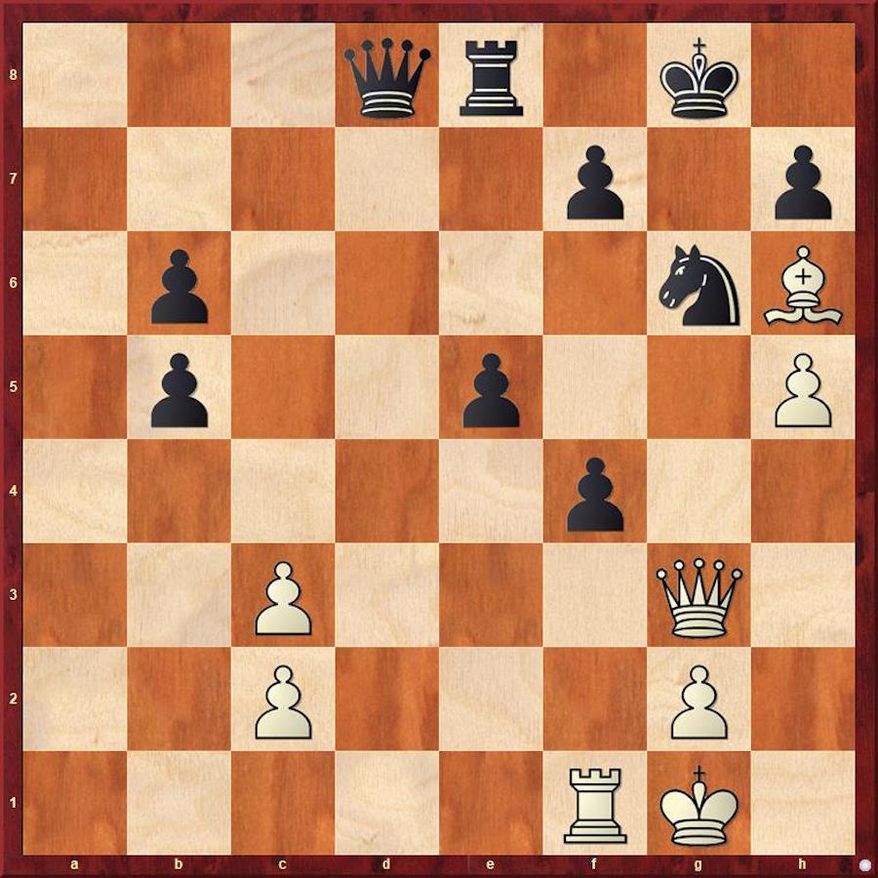 Nakamura-Carlsen after 29...f4.