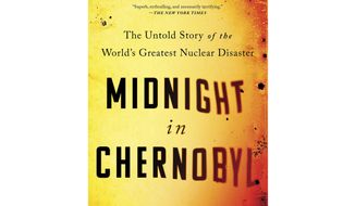 This photo released by Simon &amp;amp; Schuster shows &amp;quot;Midnight in Chernobyl: The Untold Story of the World&#39;s Greatest Nuclear Disaster&amp;quot; by Adam Higginbotham, winner of the William E. Colby Award, given for an outstanding book on military or intelligence history.  (Simon &amp;amp; Schuster via AP)
