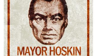 Illustration on the overreach of Mayor Chuck Hoskin by Alexander Hunter/The Washington Times