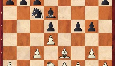 Carlsen-Giri after 12...Bd6.