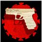 Illustration on the Second Amendment in times of epidemic by Alexander Hunter/The Washington Times